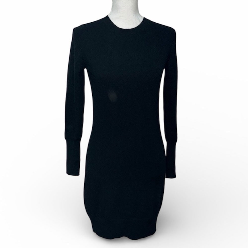 Pure Collection 100% Cashmere Sweater Dress Black 4
